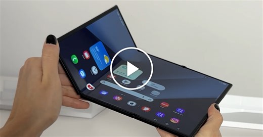 First Look at Samsung’s Trifold Phone