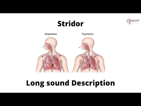 Stridor || Lung sound description || Upper airway obstruction