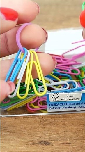 #SHORTS FIDGET TOYS DIY BÜROKLAMMERN SPIELZEUG