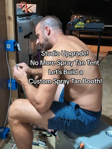 Salon Suite Studio Upgrade! No More Spray Tan Tent. Let's Build a Custom Spray Tan Booth for my Spray Tan Salon Suite in Bartonville/Flower Mound TX #dallasspraytan #spraytanbusiness #salon