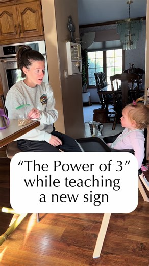 As an SLP and mom, I love teaching babies to sign! Research from Goodwyn & Acredolo showed that babies who were taught signs were found to use spoken language at levels 3 months ahead of their peers by age 2 (Goodwyn, Acredolo, & Brown, 2000). Mealtimes are the PERFECT time to incorporate signs with your baby! Using simple ASL signs like “more,” “milk,” and “banana” gives babies a way to express their wants before they can use words. I taught my daughter “cereal/Cheerios” because that is one of 