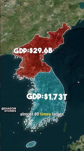 North Korea vs South Korea: The 60× Economic Gap Explained