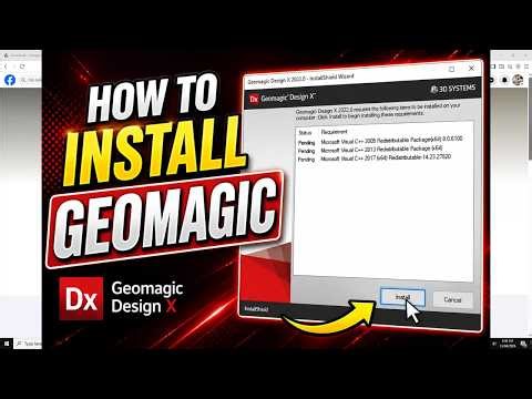 How to Install Geomagic Design X #geomagic #design