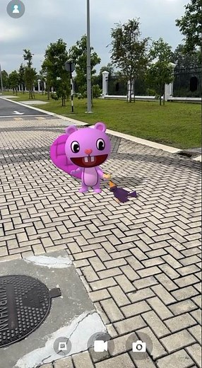 Toothy #augmentedreality #happytreefriends