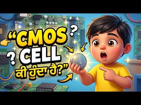 CMOS Cell ਕੀ ਹੁੰਦਾ ਹੈ? | What is CMOS Cell in Computer | Kids Learning