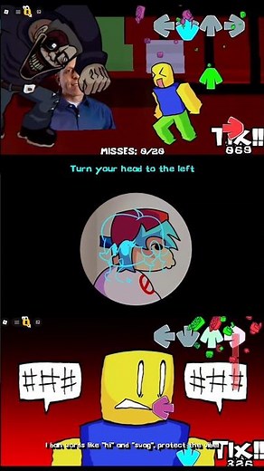 BF Tries Roblox Age Verification - David Baszucki Vs Noob - FNF Roblox Mod #fnf #roblox #shorts