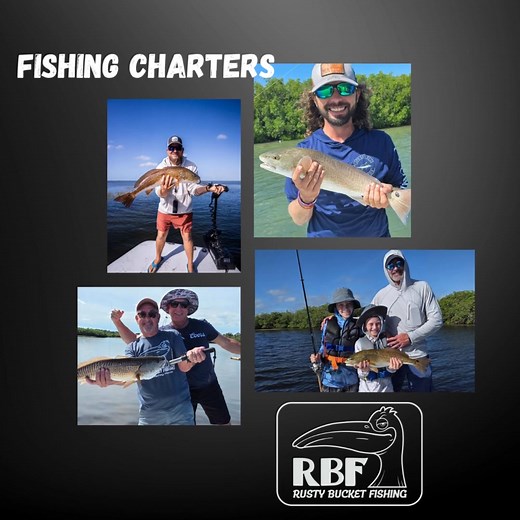 1K views · 19 reactions | A good day starts on the water.  Book Online! www.RustyBucket.fish | Rusty Bucket Baithouse and Charters | Facebook