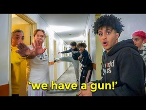 Extreme Ding Dong Ditching in Sketchy Hotels!