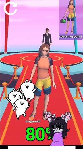 Perfect Outfit Match 👗 Fashion Runway Game | Can She Match It? #shorts