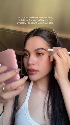 Waterproof Eyebrow Pencil with Brush for Lasting Results