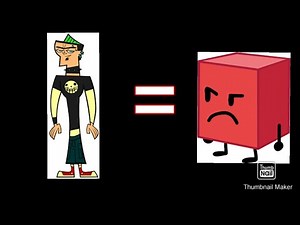 Bfb post-Split characters as Total drama action characters