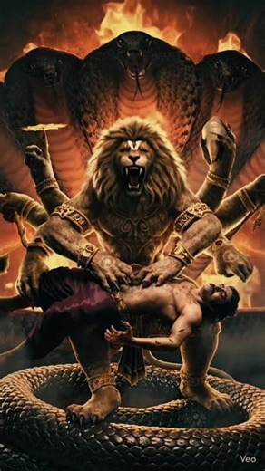 Mahavatar Narasimha Movie Song 🔱 | Roar OF Narasimha | Vishnu Fierce Avatar #narasimha #hindu #god