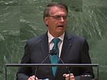 Unvaccinated Brazlillian President Bolsonaro delivers UN speech