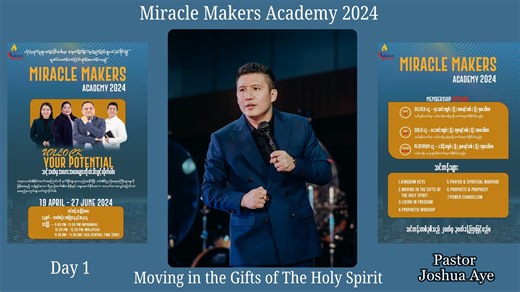 1.7K views · 110 reactions | Miracle Makers Academy // Moving in the gifts of the Holy Spirit // 6th Week Day 1 // Registration is still open. Call now and register +95 9 258 119 233 Coming Up Next  Prophets & Prophecy | Miracle Makers Ministry | Facebook