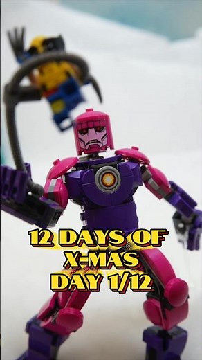 12 Days of X-Mas: Building LEGO’s X-Mansion (1/12) #lego #xmen #wolverineedit #sentinels #stopmotion