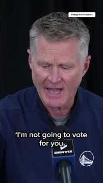 'Don't just look the other way': Warriors coach Steve Kerr on Brown Univ. shooting