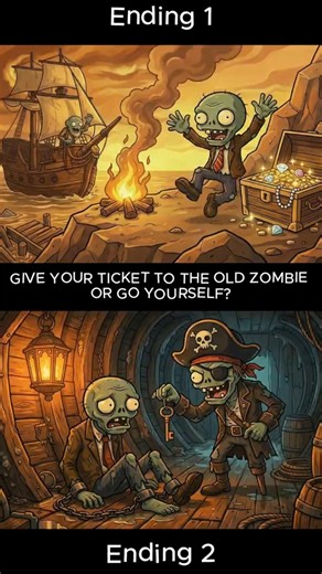 He Gave Away His ONLY Ticket... You Won't Believe What He Found 😱🎟️ PvZ Animation