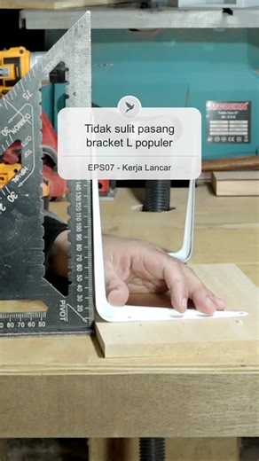 Tidak sulit memasang bracket L💡