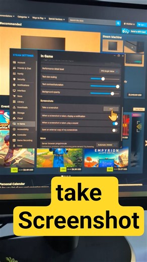 Steam take Screenshot #Steam #SteamScreenshot #SteamTutorial #PCGaming #GamingTips #HowTo