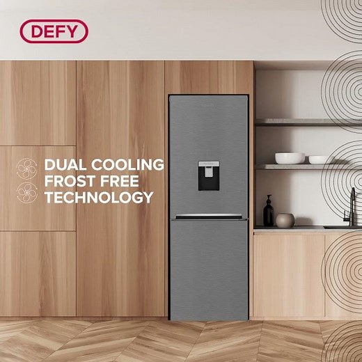 Defy's 302L Frost-Free Fridge Freezer with Water Dispenser