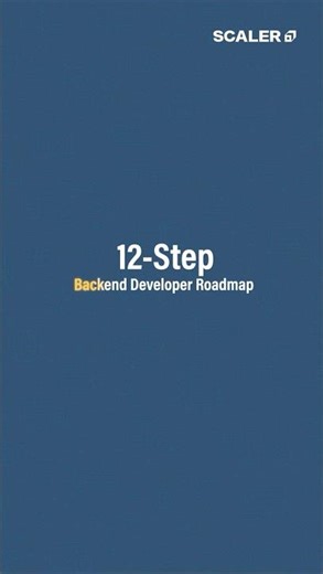 12-Step Backend Developer Roadmap 2026 | APIs & System Design | #shorts