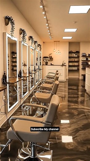 Purane Floor ko Banaya Shandaar! Modern Salon Floor Transformation. #foryou#ai#satisfying#viralvedio
