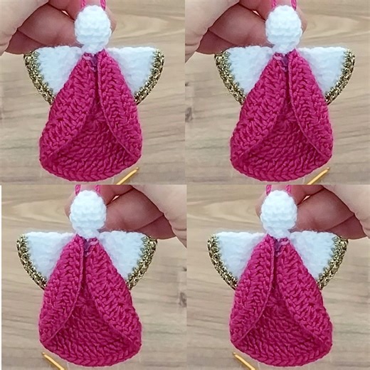 📌These angel keychains or Christmas ornaments are easy and quick to knit | crochet trend🥰 | Knitting And Crochet