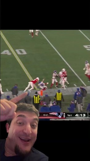 Jaxson Dart Takes a MASSIVE Hit vs Patriots! #Giants #NFL #patriots #shorts #trending #football