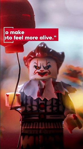 IT Pennywise LEGO Photography 🎈 | IT Horror Creeps to Life #LEGO #Pennywise #ITMovie