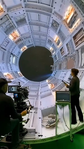 Interstellar Behind the Scenes : Maket Set Entering Planetary Atmosphere