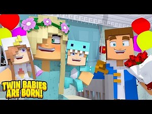 TWIN BABIES ARE BORN...w/ Little Leah & Little Donny Minecraft Roleplay