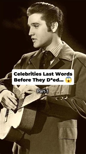 The Last Words of Famous Celebrities 😳 #celebrities