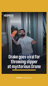A recently surfaced video on social media shows American rapper Drake fighting off a mystery drone with slippers after it intruded onto his penthouse balcony in Sydney. The footage has prompted fans to speculate that it could be a promotional stunt for a gambling site. Many pointed to several signs suggesting the video was an advertisement, including the site clearly visible on the laptop, Drake largely missing the drone, and a clear reflection of a man standing on the balcony operating the dron