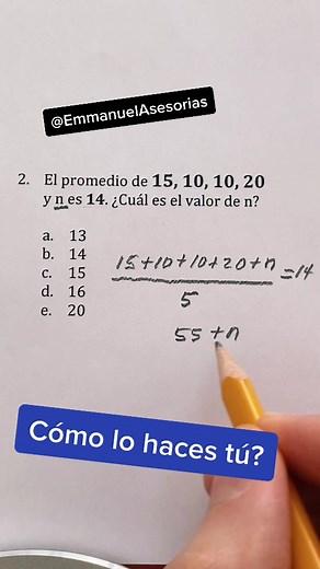 Cómo calcular promedios en matemáticas