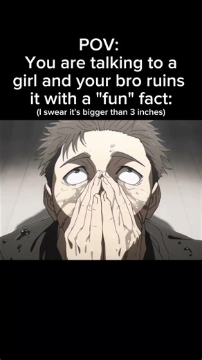When you're talking to your bro and he releases a "fun" fact about us (yes US)