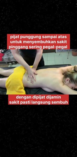 pijat punggung sampai atas untuk menyembuhkan sakit pinggang sering pegal-pegal #abj #pijat #sports