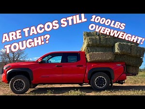 4th GEN TACOMA PAYLOAD TESTING!