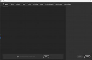 Illustrator not creating or opening new files
