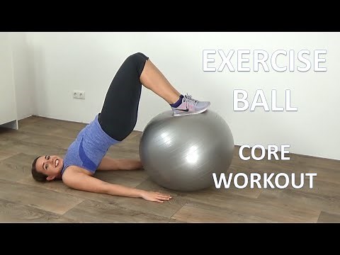 16 Minute Exercise Ball Workout – Core Workout Using Stability Ball