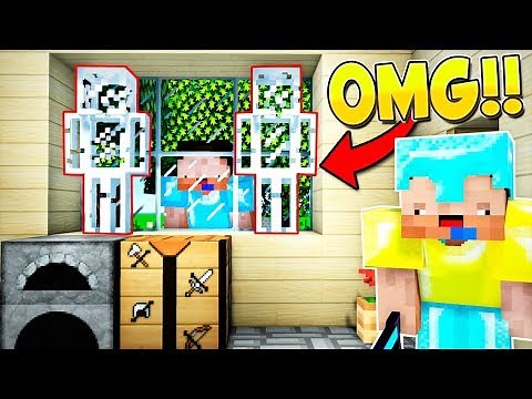 NADIE NOS VE CON LA SKIN 100% INVISIBLE DE CRISTAL!! 😂 MINECRAFT TROLL