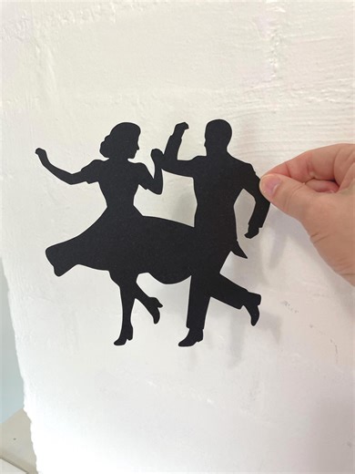 10 Tap Dancer Silhouette Cutouts, Party Decor, Centerpieces, Scrapbooking - Etsy