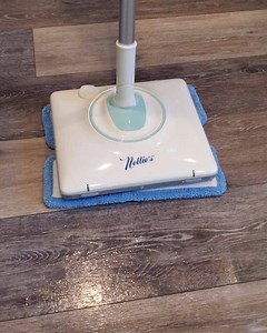 The Nellie's WOW Mop is the real deal! An electronic oscillating mop for ultimate floor cleaning. Dual Pads oscillate 1000x per minute Floor cleaning pads, which are reusable, and machine washable Two LED headlights for seeing in those darker areas Water fill in the mop head with front sprayer One charge lasts up to 55 minutes Rechargeable Adjustable handle height Charge time: 3-5 hours . @nelliesclean for more information | TOOLS by Design | Facebook