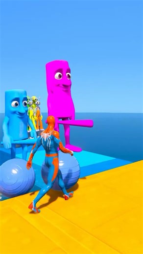 GTA V TUN TUN SAHUR VS JAX RAGDOLL VS ALIEN RAGDOLL FAIL#shorts