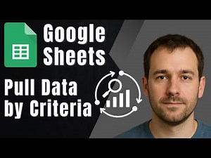 Google Sheets: How to Pull Data from Another Sheet Based on Criteria (2025 Tutorial)