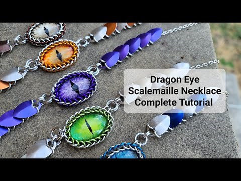 Dragon Eye Scale Necklace Tutorial