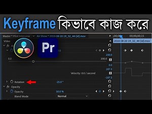 How Keyframe works, A to Z Keyframe tutorial in Bangla, Premiere pro