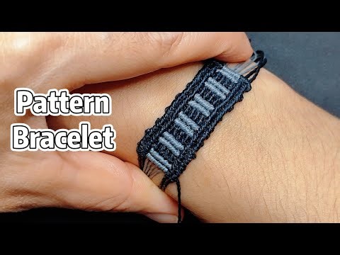 Pattern Macrame Bracelet Tutorial - Design Pulseira Macrame
