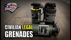 Civilian LEGAL Smoke And Flash Bang Grenades! / IWA International