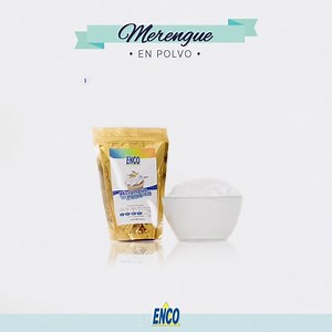 Nuestro merengue es ideal para la decoración de cualquier producto de panificación y repostería. ¡Conoce sus beneficios! 🍚💙✨ | ENCO MX