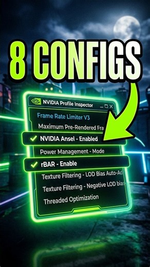 NVIDIA Profile Inspector: 8 Configs Secretas pro Fortnite #fortnite #pcsettings #fortniteclips